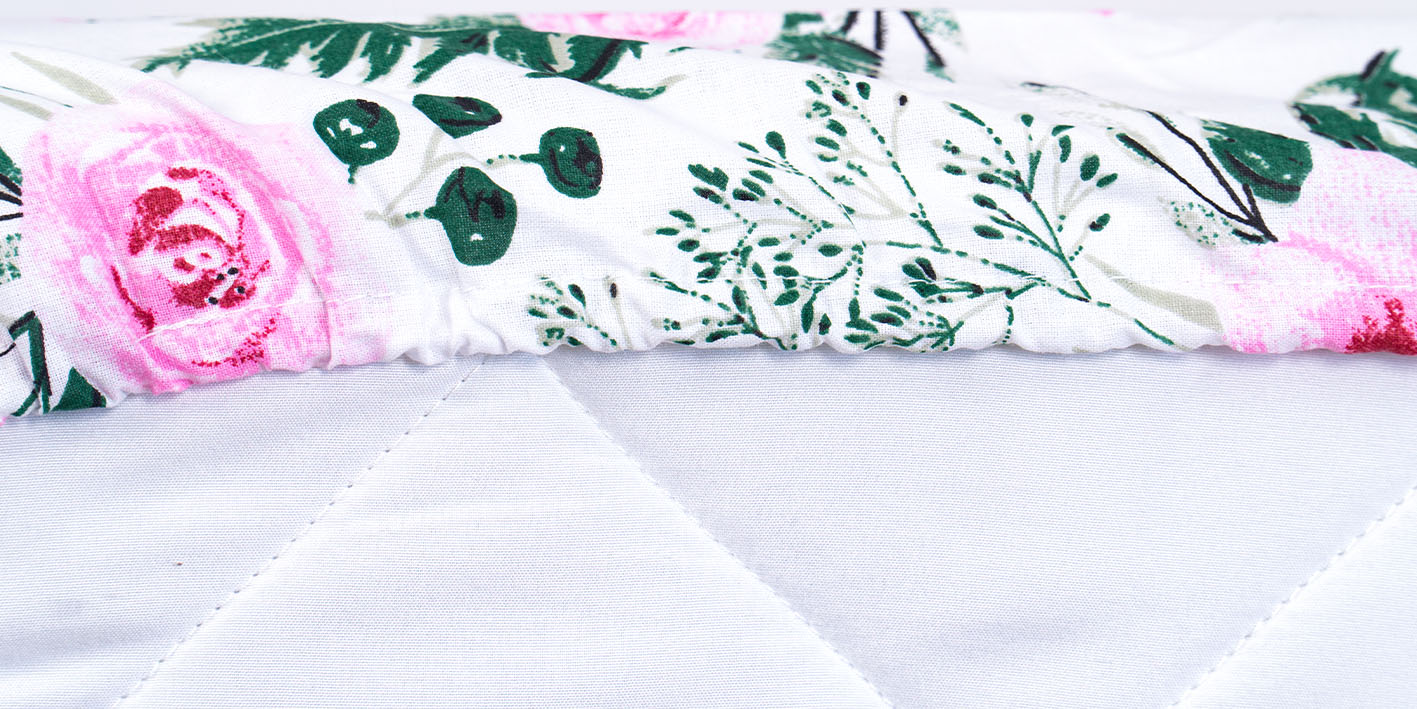 prześcieradło 80x160 róże ogród różany